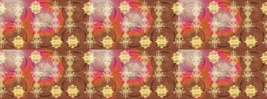 Renkli elementlerle Raster ilginç desen