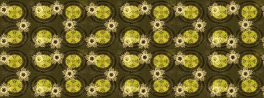 Yeni yıl tabelası. Kar tanesi kışı kahverengi, yeşil ve sarı renklerde izole edilir. Raster illüstrasyonu. Kutlamanın sembolü. Kahverengi, yeşil ve sarı ikon silueti. Noel tasarımı için.