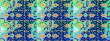 Raster Golden Mehndi eskiz kalıbı. Mavi renkte desen. Kına dövmeli süs çiçekleri, altın çıkartmalar, mehndi ve yoga tasarımı, kartlar ve parmak izleri..