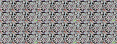 Raster illüstrasyonunda kusursuz çiçek deseni. Renkli Bahar Temalı Kusursuz Arkaplan. Düz Çiçek Elementleri Tasarımı. Tarafsız renklerde çiçekler.