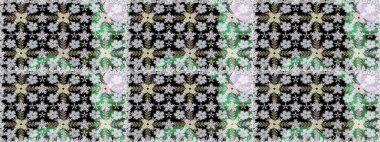 Çiçekli bahar çiçekleri. Motley illüstrasyonu. Küçük renkli çiçekler. Küçük çiçekte güzel bir desen. Moda baskıları için zarif bir şablon.