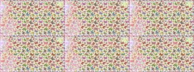 Erkekler, kızlar, elbiseler, duvar kağıtları için soyut, pürüzsüz desen. Sonsuz. Raster illüstrasyonu. Kelebeklerle kusursuz desen. Çizim, karalama, karalama.