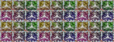 Tarafsız renklerde çiçekler. Küçük çiçekteki sevimli çiçek deseni. Raster illüstrasyonu.