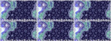 Botanik kusursuz desen. Suluboya etkisi. Organik elementler. Raster deseni.