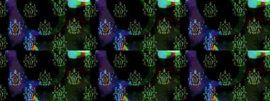 Noel süsleri ve Noel süsleri. Raster Noel soyut renkli arkaplan ve düşen kar tanesi.