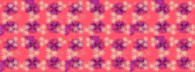 Renkli kar taneleri Raster çizimi. Güzel bir kış süsü. Pembe, mor ve bej kar tanelerinden izole edilmiş..