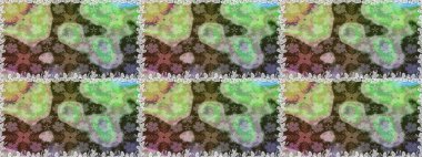 Suluboya, elle çizilmiş. Vadinin çiçekleri tarafsız renklerde. Raster - stok. Kusursuz arkaplan deseni.