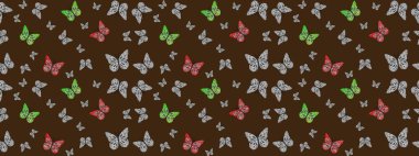 Mistik, semboller. Mor bir arka planda el çizimi. Renk çizimi kalıbı. Tekrarlanan karalamalar.