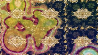 Bej renkli ve altın elementli desen. Küçük bir alan derinliği. Klasik mobilya tarzı. Oyma. Lüks mobilyalar. Patina. Eskiz öğesi ahşap oyma. Altın çerçeveli bej arkaplan.