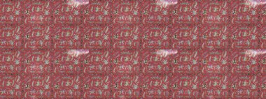 Çiçek desenli çizim. Raster illüstrasyonu. Asya tekstil tarzında. Pembe, kırmızı ve nötr renklerde çiçekler. Renkli Bahar Teması eskiz kalıbı. Düz Çiçek Elementleri Tasarımı.