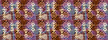 Stilize Çiçekler. Lace Snowflakes 'in etnik kökü. Mandalas 'ın dekoratif dokusu. Folk Style. Tekstil için Lacy Fashion Print. Kumaş veya Duvar Kağıdı Tasarımı. Raster illüstrasyonu.