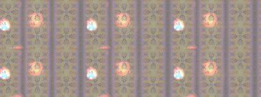 Raster illüstrasyonunda kusursuz çiçek deseni. Çiçekler bej, gri ve nötr renklerde. Renkli Bahar Temalı Kusursuz Arkaplan. Düz Çiçek Elementleri Tasarımı.