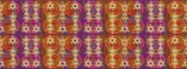 Raster illüstrasyonu. Çiçek Elementleri 'nin soyut geçmişi. Raster kış deseni. Kahverengi, pembe ve mor renkler üzerine tasarım.