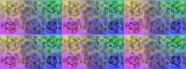 Renkli elementlerle Raster ilginç desen