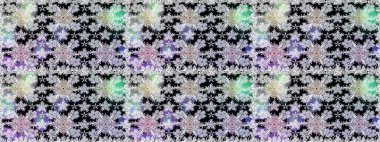 Küçük renkli çiçekler. Moda baskıları için zarif bir şablon. Küçük çiçekte güzel bir desen. Tarafsız çiçekli bahar çiçekleri. Motley illüstrasyonu.