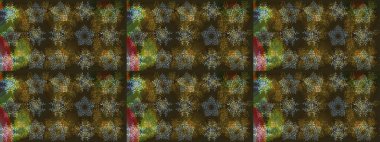 Raster illüstrasyonu. Kışın sembolü. Kar tanesi kışı. Renkli arkaplanda izole suluboya kar taneleri.