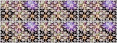 Çiçekleri, deniz kabukları, mandalaları ve suluboya efektleriyle donanma geçmişi. Yatak çarşafları, ceket, paket tasarımı, kumaş ve moda kavramları için tekstil baskısı. Kusursuz etnik tasarım.