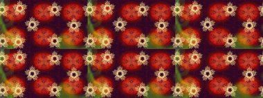 Raster kar taneleri arka planda. Kar taneleri deseni. Soyut kar taneleri arkaplanda izole edilmiş düz dizayn. Raster illüstrasyonu. Kar tanesi renkli desen.