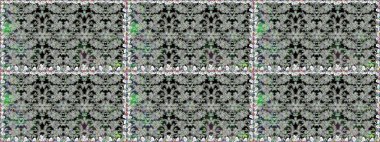 Renkli çiçekler. Çiçekli karalama şeklinde Raster çiçek deseni. Yumuşak, bahar çiçekli arka plan.