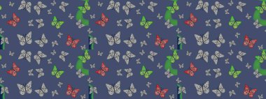 Raster illüstrasyonu. Robot resim. Sihirli Çizgi Film Hakkında Mavi Kelebek 'e tırman. Albüm için resim. Kart ve Fotoğraf Üzerine Bebekler ve Dijital Yazdırma Albümleri.