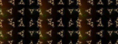 Raster illüstrasyonu. Siyah, kahverengi ve gri renklerde. Çiçek. Taslak dekoratif arka plan, çiçek mandala.