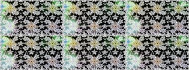 Tomurcukları papatya çiçekleri olan sevimli bir çiçek deseni. Kusursuz bir geçmişi var. Raster illüstrasyonu. Kumaş, tekstil, duvar kağıdı baskısı için. Eski usul. Miles Fleur, dandik süs.