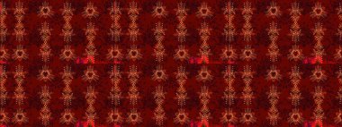 Kırmızı, siyah ve kahverengi kar tanelerinden izole edilmiş. Güzel bir kış süsü. Renkli kar taneleri Raster illüstrasyonu.