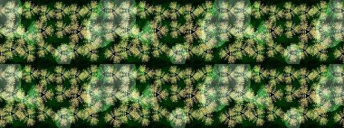 Yeşil, mavi ve siyah renklerde izole edilmiş. Kar Tanesi Raster illüstrasyonu. Kış kar tanesi. Kar Tanesi Simgesi.