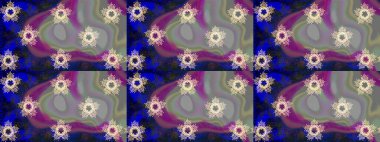 Gri renkli çiçekler. Raster düz çiçek çizim deseni. Tasarım hediye paketi, tebrik kartları, posterler ve afiş tasarımı.