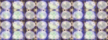 Arabesk ile klasik model. Arabesk ve çiçekli doğu raster desenleri. Geleneksel klasik süs.