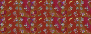 Kış arka plan. Noel kar taneleri ile arka plan. Raster Noel renkli arka plan ile sevimli kar tanesi. Raster illüstrasyon.