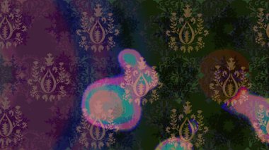 Çiçek desenli eskiz, darbeler, sıçramalar, yaz çiçekleri. Gri renkli çiçekler. Raster illüstrasyonu.