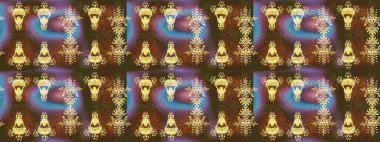 Raster resim. Kar tanesi doodle çizilmiş grafik. Noel kış tasarım için renkli kar taneleri.