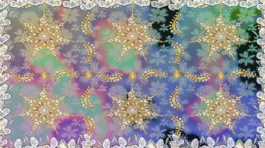 Kusursuz klasik raster altın desenli. Tarafsız renklerde, altın elementlerle kusursuz desen. Klasik klasik klasik arka plan. Geleneksel oryantasyon süsü.