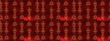 Basit bir kar tanesi. Kırmızı, siyah ve kahverengi renklerde şirin kar taneleri. Soyut duvar kâğıdı, ambalaj dekorasyonu. Kışın sembolü, mutlu noeller, mutlu yeni yıl kutlaması Raster illüstrasyonu..