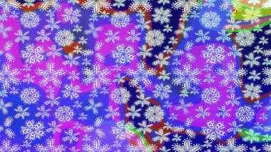 Küçük çiçekteki sevimli çiçek deseni. Raster illüstrasyonu. Mor renkte çiçekler.