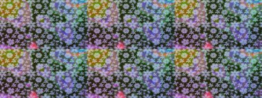 Renkli Bahar Teması eskiz kalıbı. Çiçekli çizim şekli. Tarafsız renklerde çiçekler. Düz Çiçek Elementleri Tasarımı.