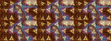 Kar tanesi renkli desen. Snowflakes desen. Raster kar taneleri arka plan. Renk arka plan üzerinde izole soyut kar taneleri ile düz tasarım. Raster illüstrasyon.