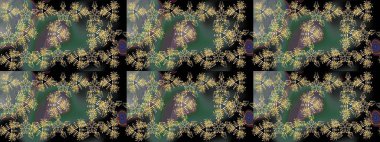 Raster illüstrasyonu. Bokeh siyahı, griler ve kar taneleriyle dekoratif Noel arkaplanı.