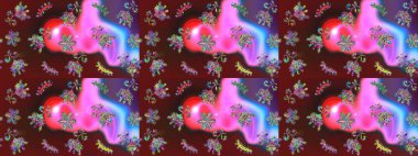 Lace Snowflakes 'in etnik kökü. Raster illüstrasyonu. Stilize Çiçekler. Mandalas 'ın dekoratif dokusu. Kumaş veya Duvar Kağıdı Tasarımı. Tekstil için Lacy Fashion Print. Halk Biçimi.