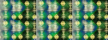 Kar Tanesi Mozaik ikonu. Yeşil, mavi ve nötr siluet kar tanesi işareti. Düz dizayn. Sembol kışı, donmuş, Noel, yeni yıl tatili. Grafiksel element dekorasyonu. Raster illüstrasyonu.