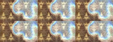 Kar tanesi süsleme deseni. Raster illüstrasyonu. Arkaplanda soyut kar taneleri olan düz tasarım. Kar taneleri deseni. Kar taneleri arkaplanı.