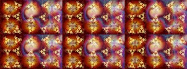 Kahverengi, kırmızı ve mor renkler üzerine şirin soyut kar tanesi raster tasarımı. Düz kar karalama ikonları, yılbaşı afişi için kar taneleri silueti, kartlar. Yeni yıl kar tanesi.