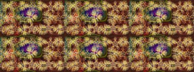 Kahverengi, sarı ve bej renklerde suluboya kar taneleri. Kışın sembolü. Güzel dekorasyon. İllüstrasyon kar tanesi.