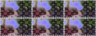 Küçük çiçekteki sevimli çiçek deseni. Güzel kumaş deseni. Güzel karalama çiçekleri olan kusursuz çiçek desenleri. Raster illüstrasyonu.