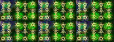 Renk arka plan üzerinde izole soyut kar taneleri ile düz tasarım. Raster kar taneleri arka plan. Snowflakes desen. Kar tanesi renkli desen. Raster illüstrasyon.