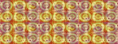 Raster illüstrasyonu. Kış konsepti Düz yatıyordu. Kışın bej, sarı ve nötr renklerden oluşan kar taneleri.