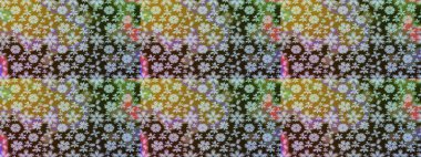 Çizim çiçek deseni duvar kağıdı, web sitesi arka planı, ambalaj kağıdı, davetiye, broşür, afiş veya web sitesi için kullanılabilir. Karalama elementleri. El çizimi Raster illüstrasyonu.