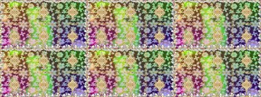 Tarafsız renklerde grafiksel modern kusursuz desen. Kusursuz çiçek deseni. Duvar kâğıdı barok, İspanyol kumaşı. Kusursuz raster arkaplanı.