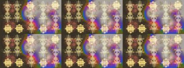 Kar Taneleri Raster illüstrasyonu. Dekorasyon kış kar ikonları. Raster Noel soyut renkli arkaplan ve düşen kar tanesi.